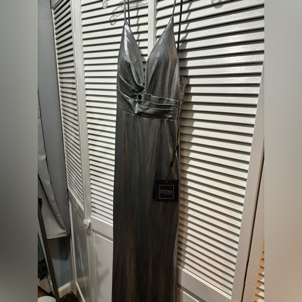 Silver MacDuggal Gown